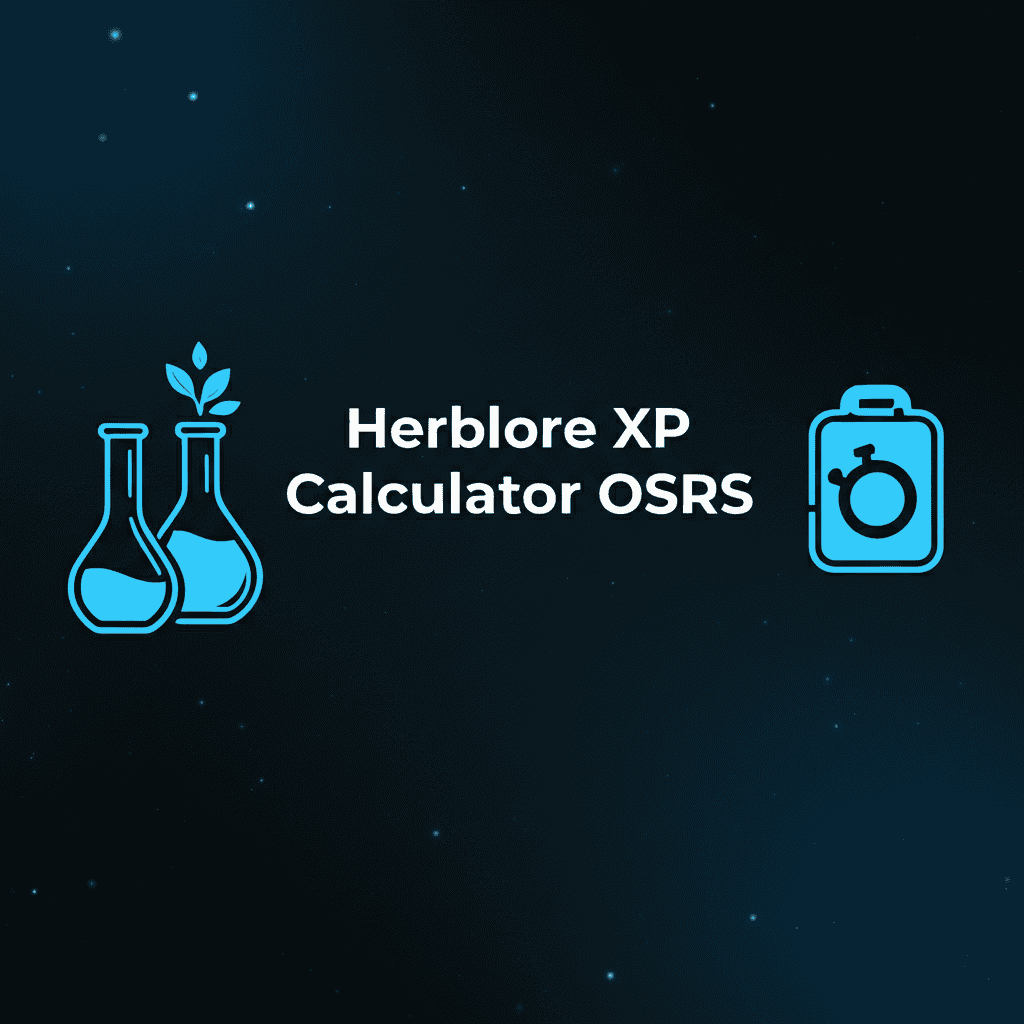 Herblore XP Calculator OSRS